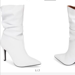 Jeffrey Campbell White Booties